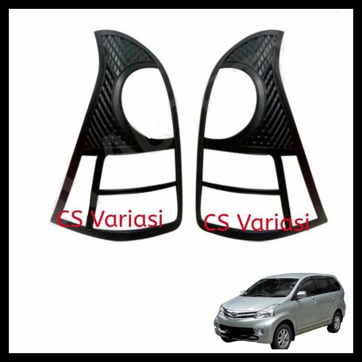 TERBARU GARNISH LAMPU BELAKANG ALL NEW AVANZA 2012 2014 HITAM 