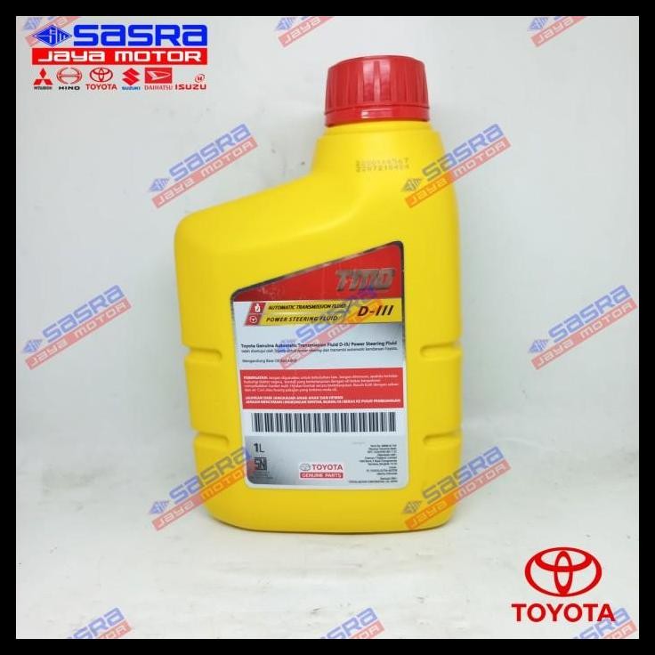 DISKON OLI POWER STEERING/ATF D.III (D3) TMO 1 LITER - TOYOTA GENUINE 