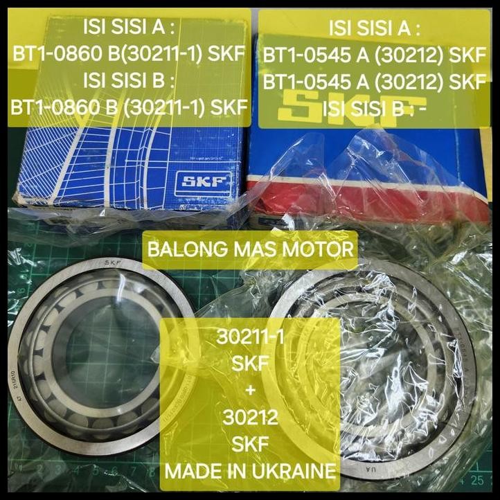 DISKON BEARING MOBIL LAKER 30211-1 SKF + 30212 SKF MADE IN UKRAINE ( BT1-0860 B(30211-1) SKF ) + ( B