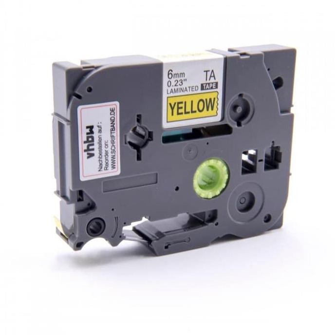 

Brother Tze-611 Ptouch Label 6Mm Hitam Di Kuning Tahan Air & Panas Original 1 Roll 8 Meter Untuk Pt-H, D, P, E Series Printer New Stok
