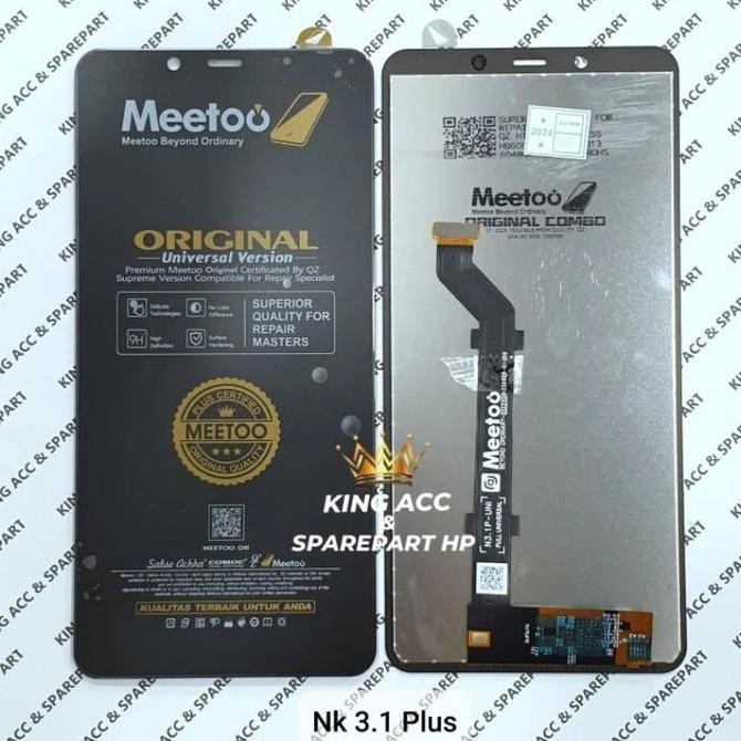 TERBARU - ORIGINAL MEETOO LCD TOUCHSCREEN NOKIA 3.1 PLUS