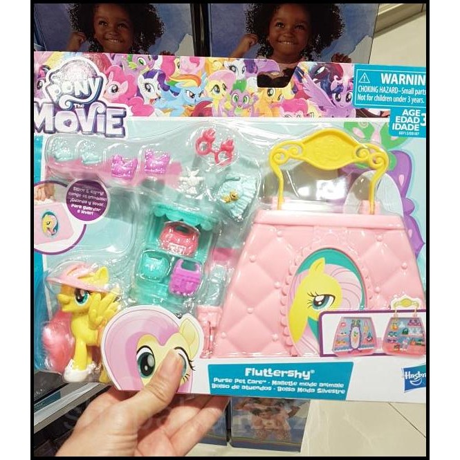 Mainan My Little Pony Fluttershy ORIginal Hasbro Purse Pet Care