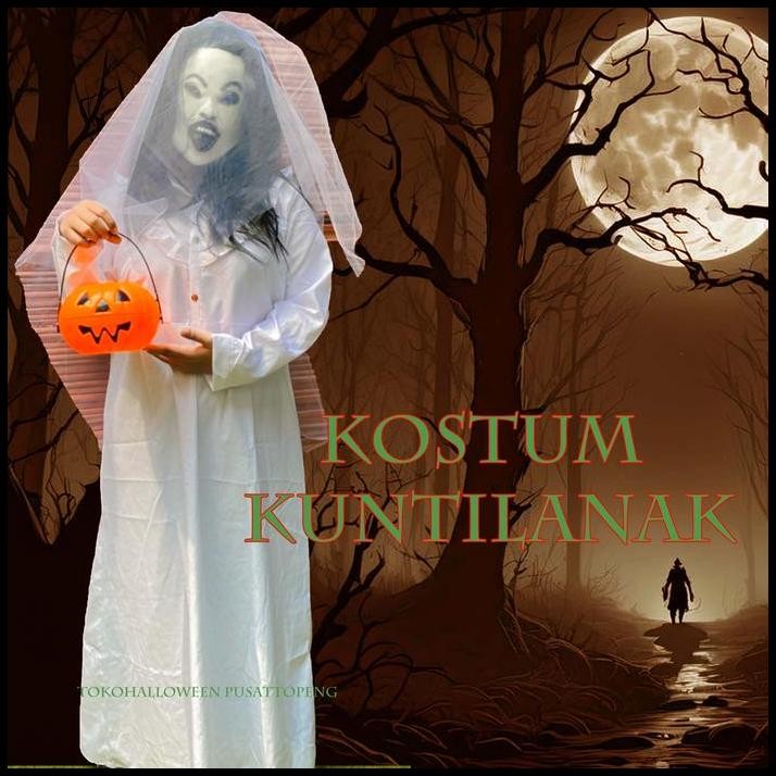 BAJU KUNTILANAK HANTU INDONESIA