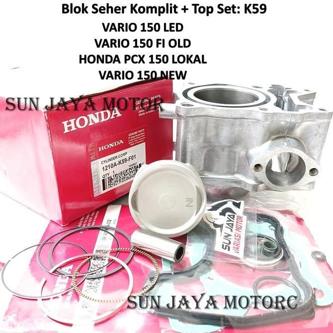 Blok Seher Vario 150 Fi Led Set Komplit + Paking Top Set Pcx 150 Original