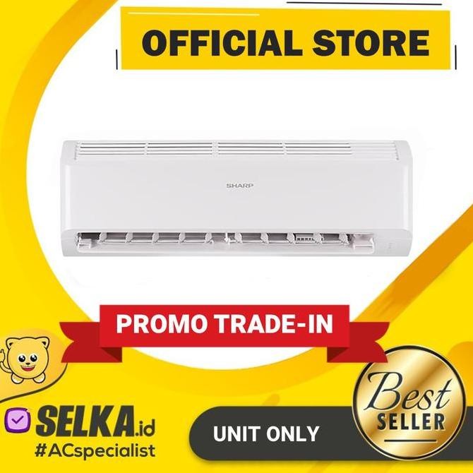 baru ac sharp ah-a5bey 1/2 pk standard basic - ac split hemat listrik