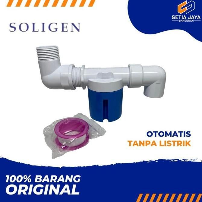 Tersedia Kran Air Pelampung Otomatis PVC Plastik Soligen untuk Toren Bak Air