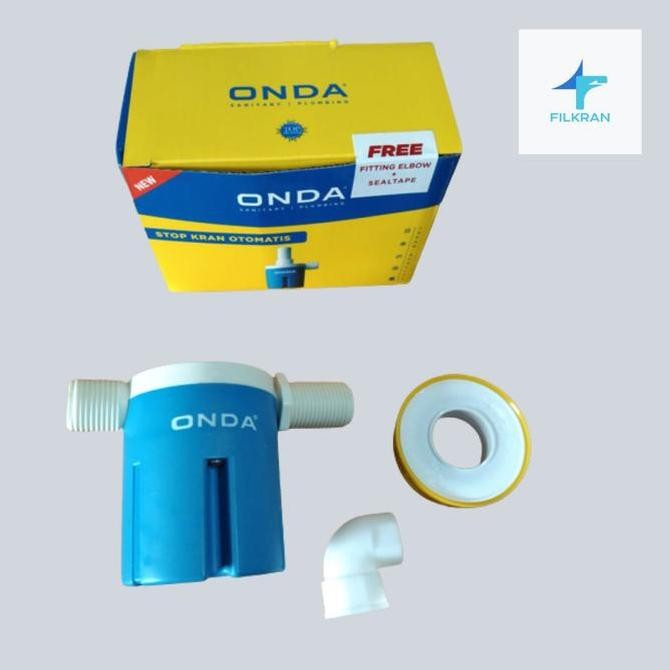 Tersedia Pelampung Toren Otomatis ONDA 1/2 Inch - Kran Air Tanpa Listrik Otomatis