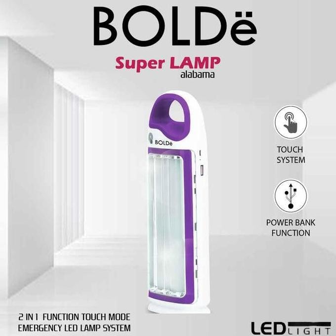 Bolde Alabama Super Lamp Led Lampu Emergency Portable