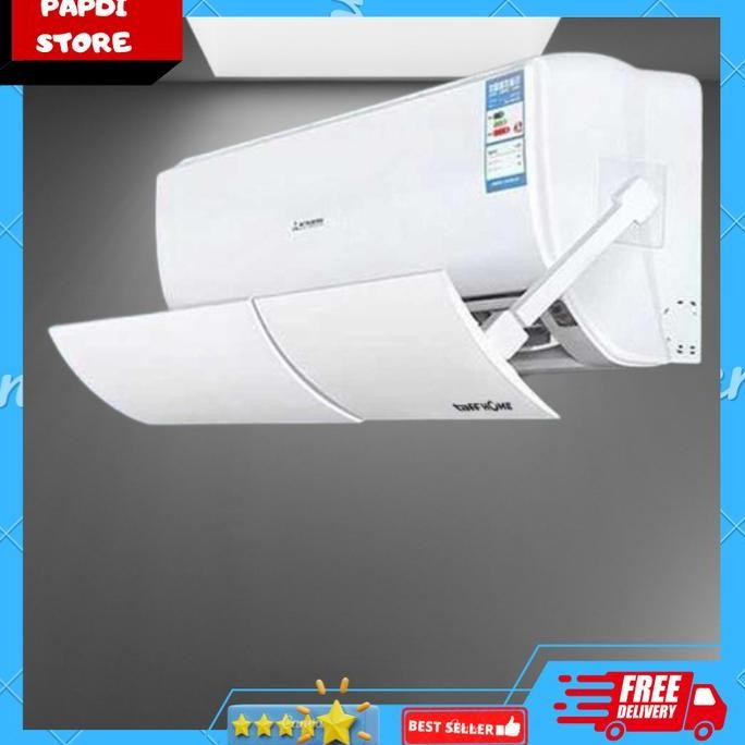 baru penahan angin ac universal - deflektor angin / cover pengarah udara ac