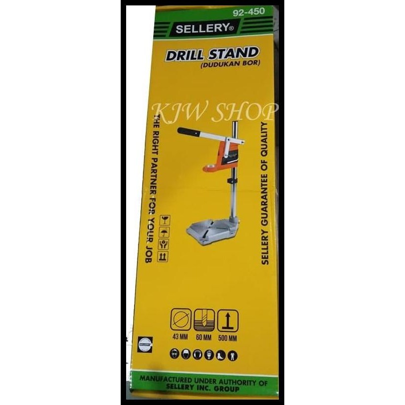 DISKON DUDUKAN MESIN BOR DRILL STAND BOR TANGAN JADI DUDUK MERK SELLERY !