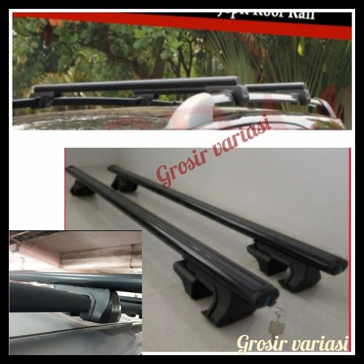 BEST DEAL CROSS BAR JEPIT ROOF RAIL /KAKI ROOF RACK MOBIL ALL NEW FORTUNER 