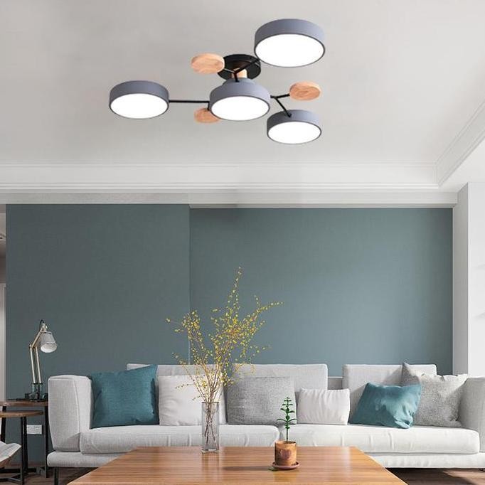 Lampu Gantung Nordik/Lampu Gantung Minimalis/3 Warna Lampu Gantung LED