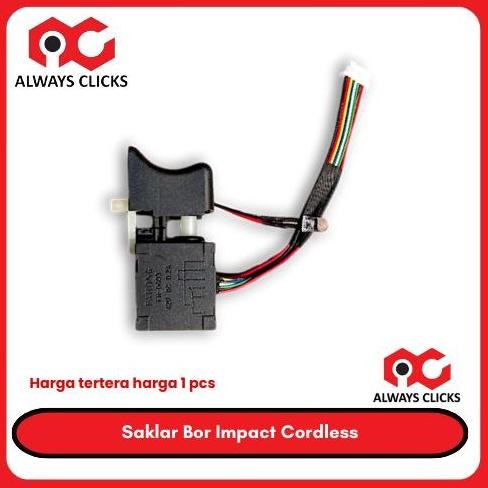 tersedia saklar bor impact cordless 18v 20v switch mesin bor tembok