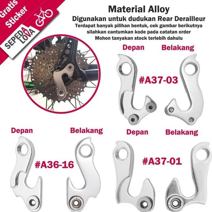 SALE ANTING RD HANGER SAMBUNGAN REAR DERAILLEUR SEPEDA MTB ROADBIKE