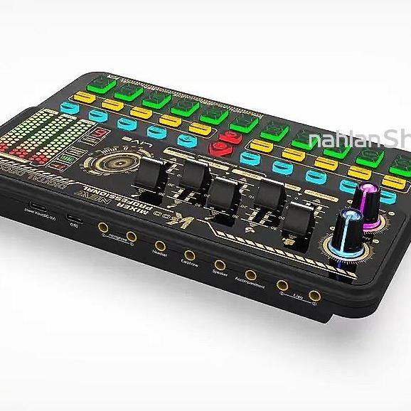 Live Soundcard Profesional Mixer Audio / Soundcard K500 Soundcard Profesional Audio Mixer Soun Card 