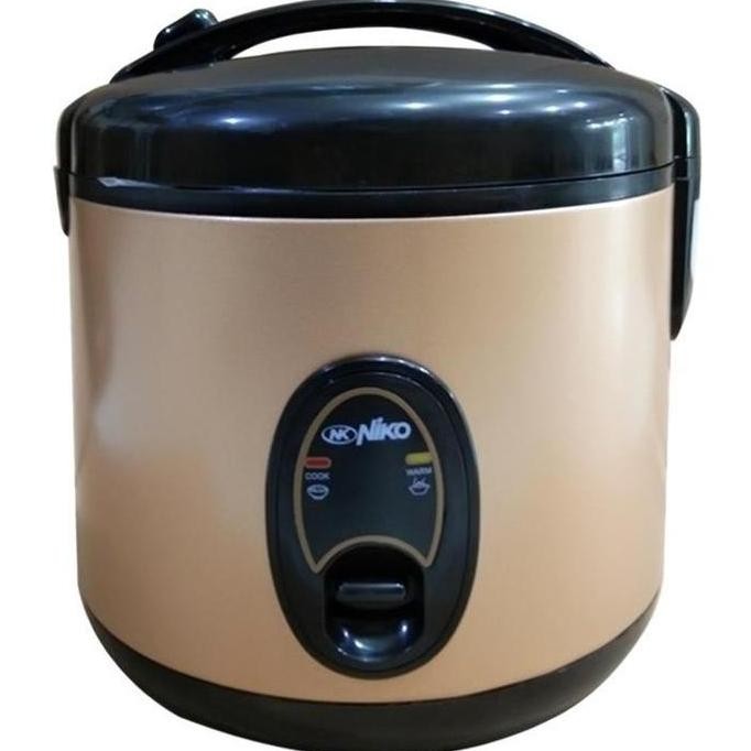 Diskon Niko NK12 Rice Cooker Magic Com 1.2 Liter Bonus Gelas Ukur & Sendok Nasi