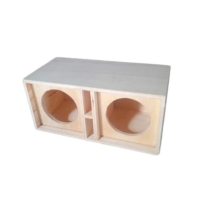 box speaker mini scoop 4 inch double mewah kayu audio bass enak berkualitas