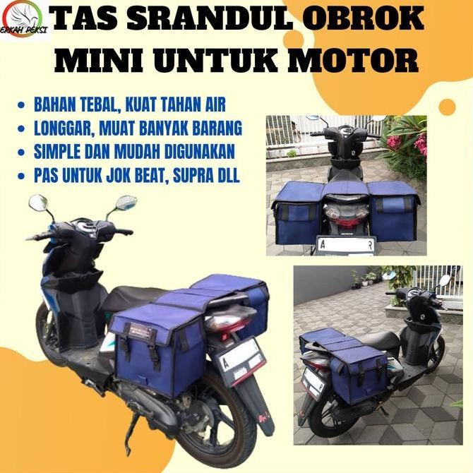tas srandul obrok mini jok 25-27cm - tas jok motor beat supra vario scoopy berkualitas