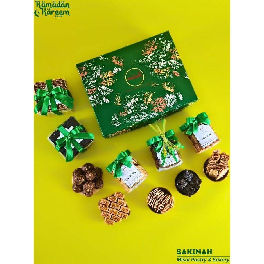 

Hampers Parcel Misol Cookies Kue Kering Isi 5 Toples