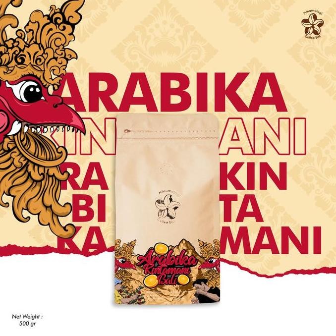 

READY KOPI ARABIKA KINTAMANI BALI FULLWASH 500GR - BIJI ROASTED BEAN SPECIALTY COFFEE