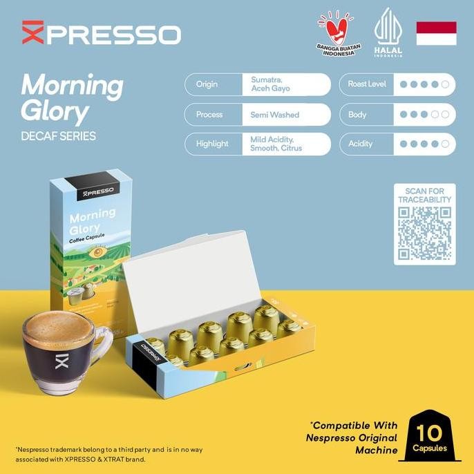 

READY XPRESSO KAPSUL KOPI MORNING GLORY - NESPRESSO COMPATIBLE CAPSULES