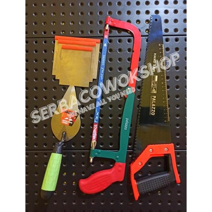 Diskon Set Alat Tukang Gergaji & Sendok Semen Cetok Serbaguna Paket Lengkap