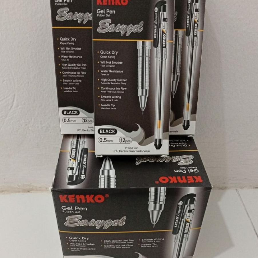 

Pulpen Kenko Easy Gel 0.5 Mm. Di Atas Untuk Per 1Pak12 Pcs