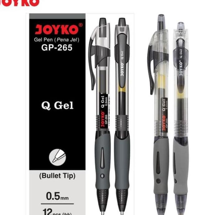 

Pulpen Gel Joyko Gp265 Q Gel 0.5Mm 1Pak12Pcs