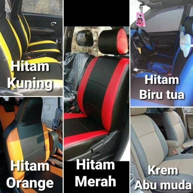 Promo Sarung Jok Mobil Suzuki APV Arena GX GL DLX Luxury Fullset 3 Baris Kulit Sintetis