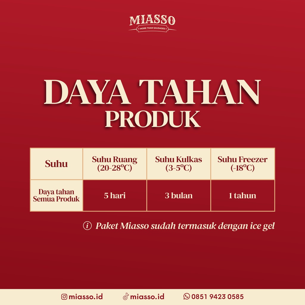 

Cahayadstore Miasso - Spicy Cheese Premium Sausages Sosis Keju Pedas