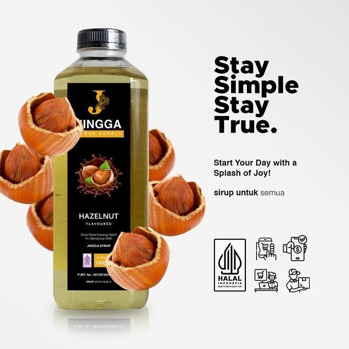 

READY JINGGA HAZELNUT SYRUP 1L | SIRUP PREMIUM UNTUK KOPI & MINUMAN CAF