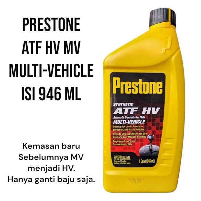 Sale Oli Matic ATF MV Prestone 946ml Oli Transmisi Mobil Toyota Avanza Xenia