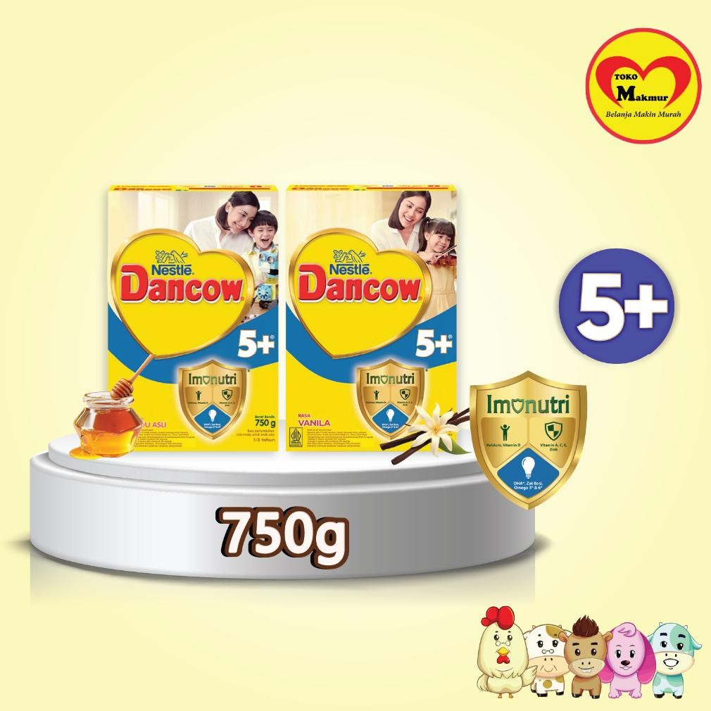

Terjangkau - Dancow 5+ Vanila / Madu / Coklat 750gr / Toko Makmur Online .,