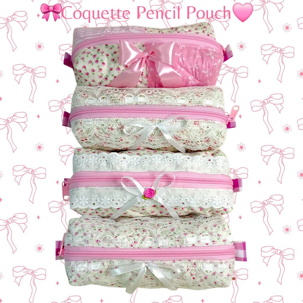 

QUILTING PENCIL CASE TEMPAT PENSIL COQUETTA