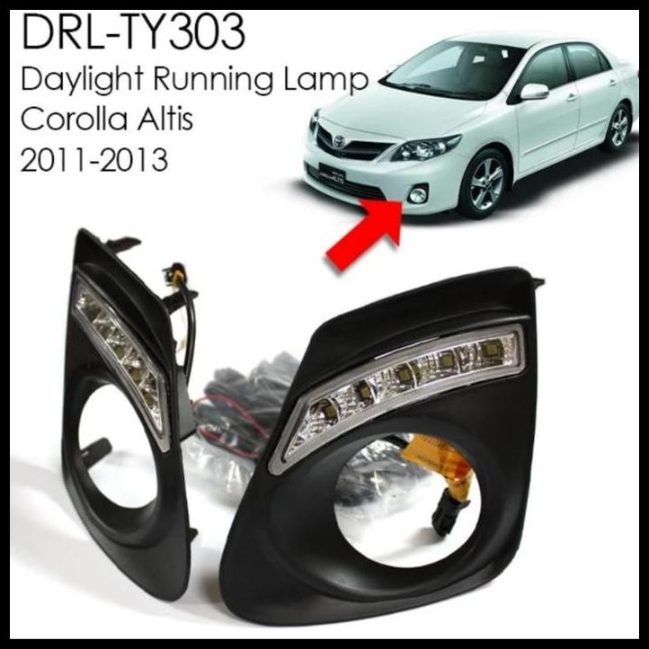 DISKON DRL COROLLA ALTIS 2011 ALTIS 2011 - 2013 LAMPU DRL DEPAN 