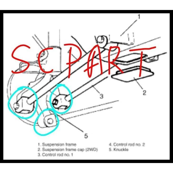 GRATIS ONGKIR BUSHING KNUCKLE SET BELAKANG SUZUKI AERIO - SUZUKI BALENO NEXT-G. 