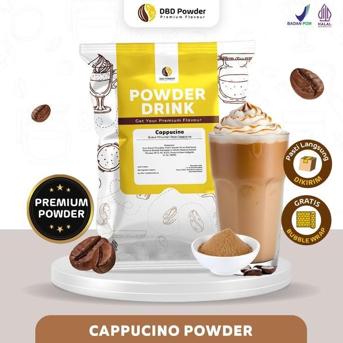 

Original Powder Cappucino DBD - Bubuk Minuman Rasa Cappucino Instan Premium