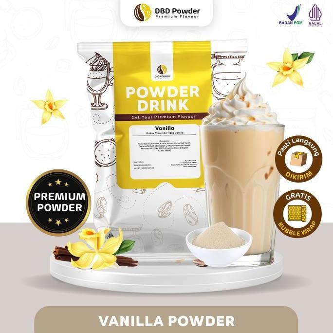 

Original DBD Bubuk Minuman Vanilla 1Kg - Powder Drink Rasa Vanila Premium