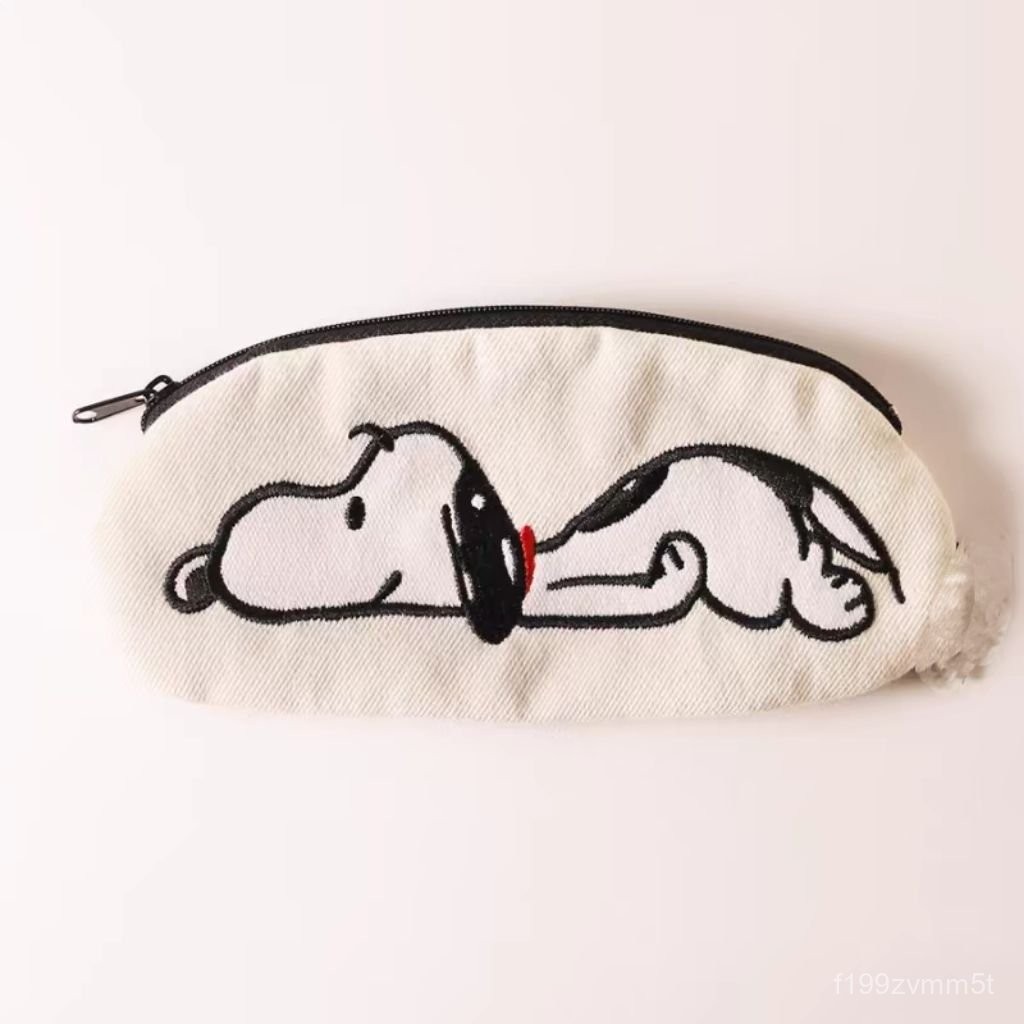

Japanese Style New Snoopy Cartoon Cute Embroidered Makeup Bag Coin Purse Pencil Case Women's Multifunctional Small Item Storage Bag L8XZ