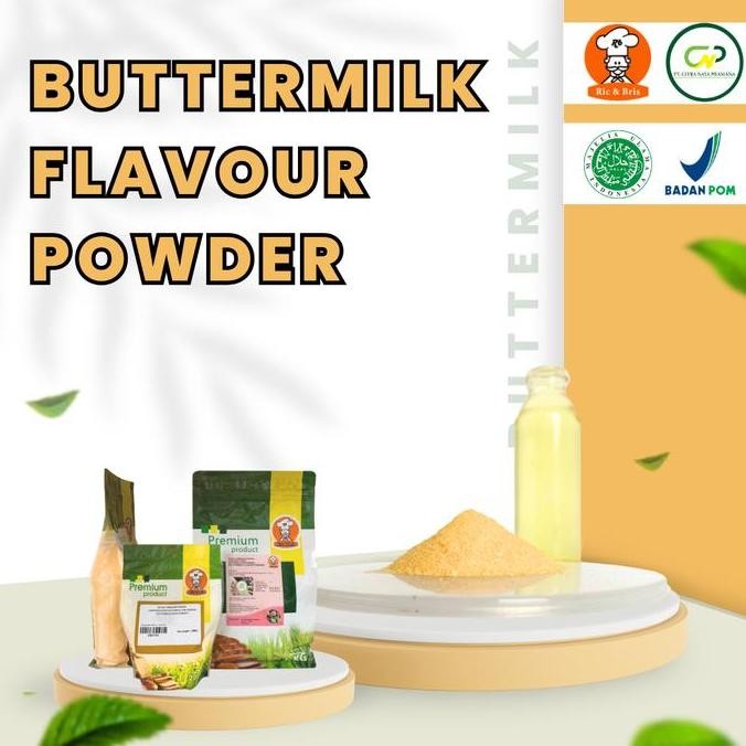

Original Buttermilk Powder | Bubuk Butter Milk Perisa Rasa Kue & Minuman 100gr/1kg