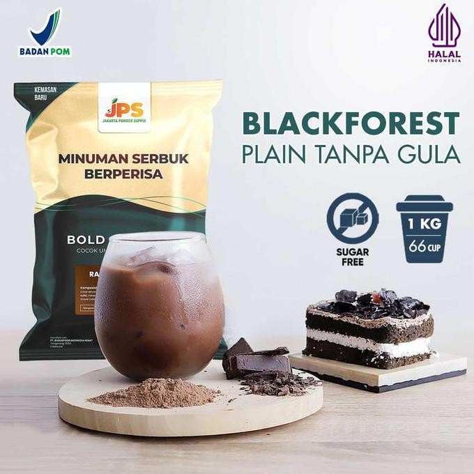 

Original JPS Blackforest Plain Powder 1 Kg - Bubuk Minuman Tanpa Gula