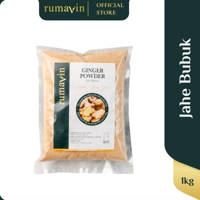

Original Rumavin Jahe Bubuk Premium 100% Ginger Powder Asli - Rempah Herbal Minuman