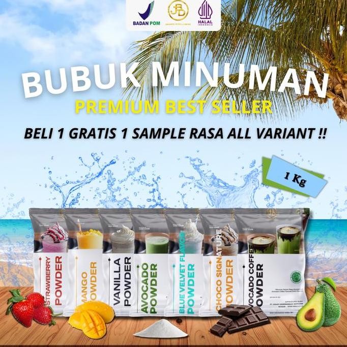 

Original JBD Bubuk Minuman Aneka Rasa Non Gula 1kg | JBD Powder Halal BPOM