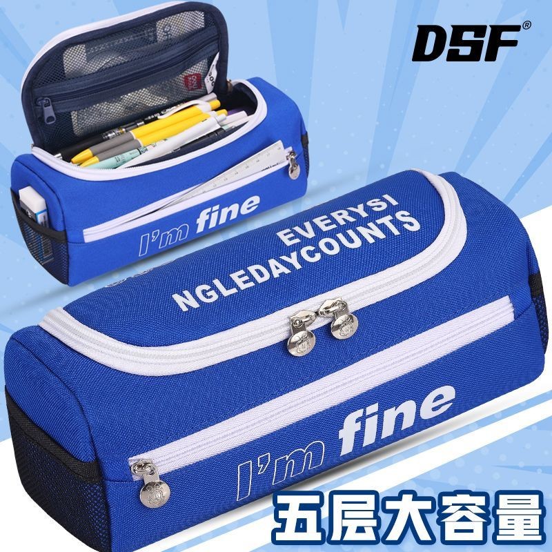 

Tas Pensil Tahan Air Kapasitas Besar Baru Tas Alat Tulis Multifungsi Portabel