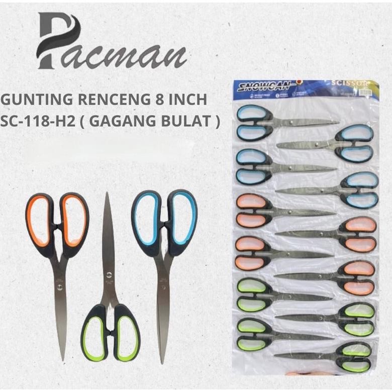 

Grosir 1Lsn(12pcs)Pacman SC 118 H2 Gunting besar 8inch RB3