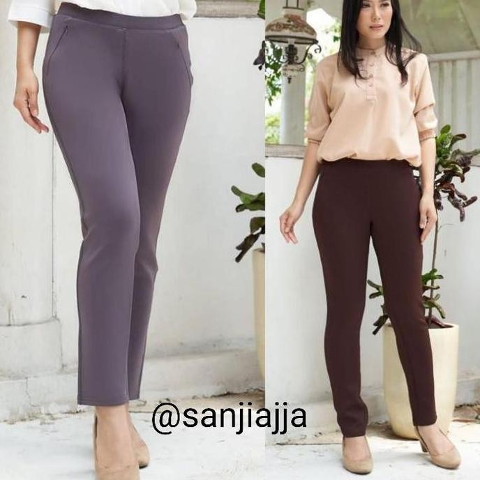 Celana jumbo wanita Celana Pandan Celana Panjang Wanita Kekinian
