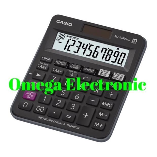 

Casio Desktop MJ-100D Plus - Kalkulator Meja Check Correct MJ 100D Plus RB2