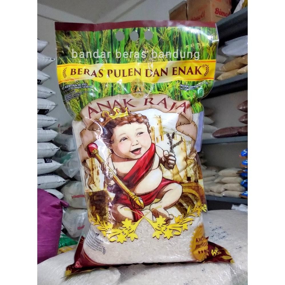 

Beras Anak Raja 5 Kg Pulen Tekstur Mekar Nugi