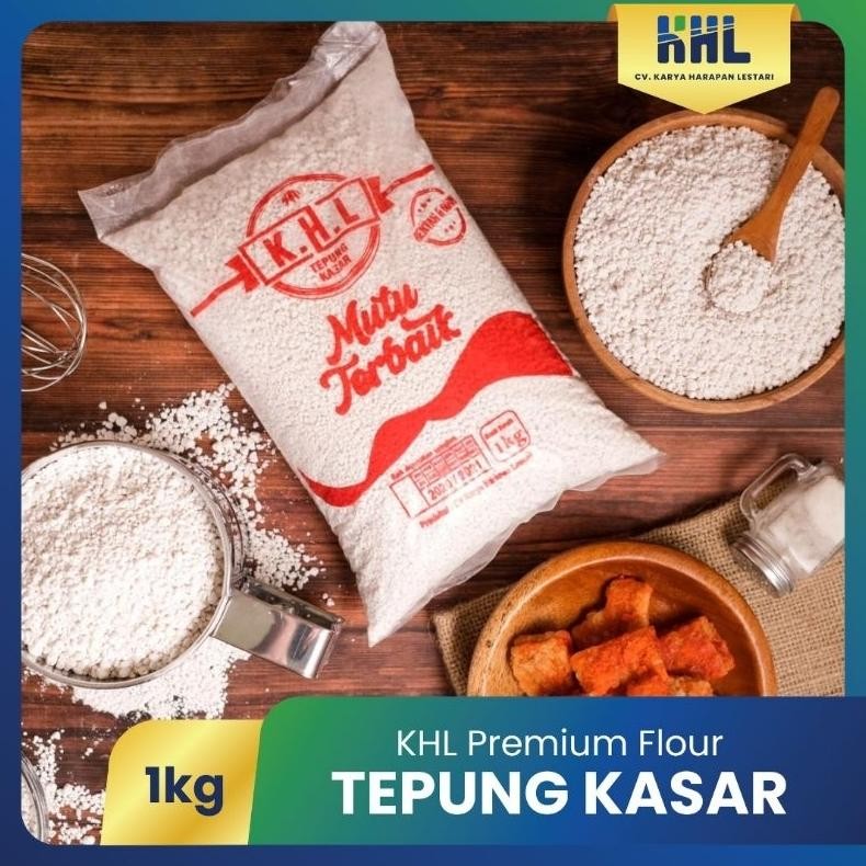 

1 Kg Tepung Tapioka Kasar / Tepung Kasar / Tepung Shihlin / Tepung Crispy / Tepung Krispi / Tepung Tapioka Nugi