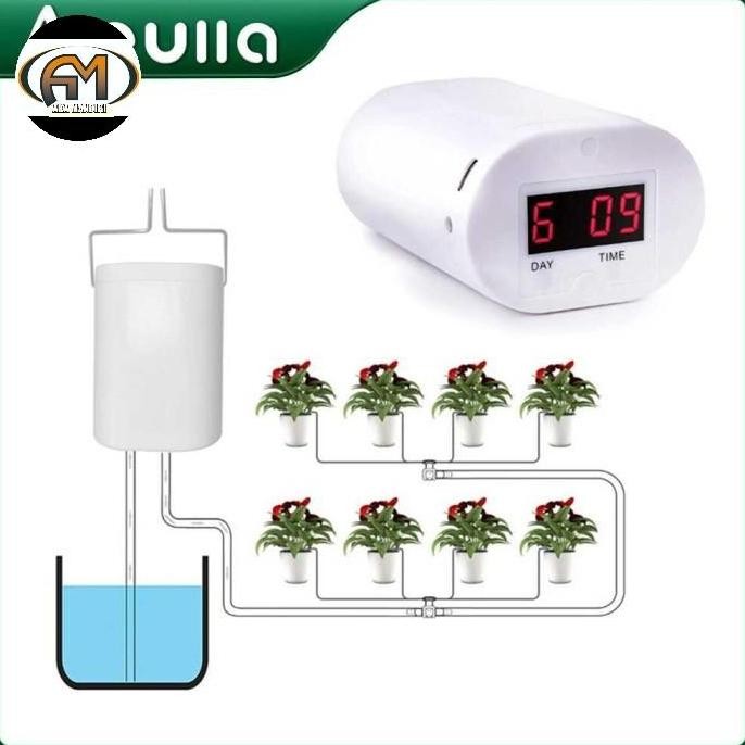 Water Timer Elektrik Irigasi Otomatis Kran Air Alat Penyiram Tanaman Diskon